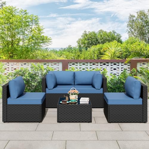 Aegean Blue All-Season Five-Piece Lounge