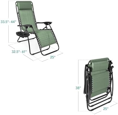 Sage Green Zero-Gravity Recliner Pair