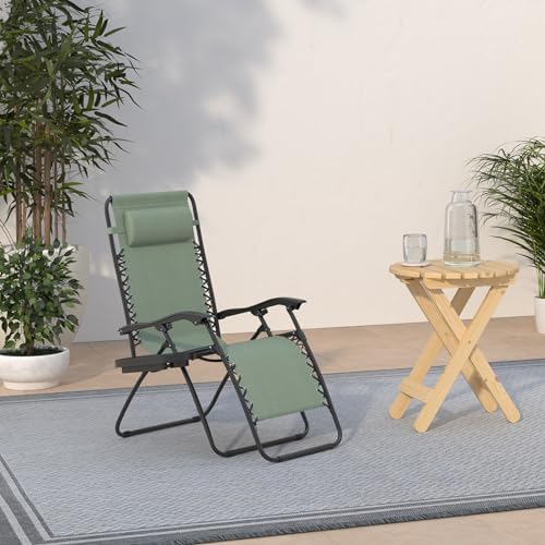 Sage Green Zero-Gravity Recliner Pair